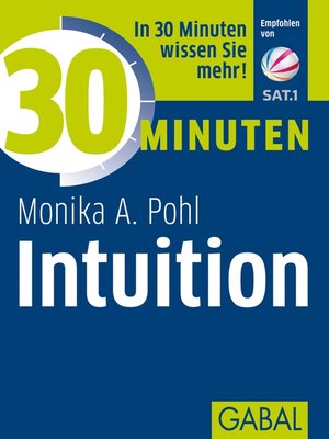 cover image of 30 Minuten Intuition